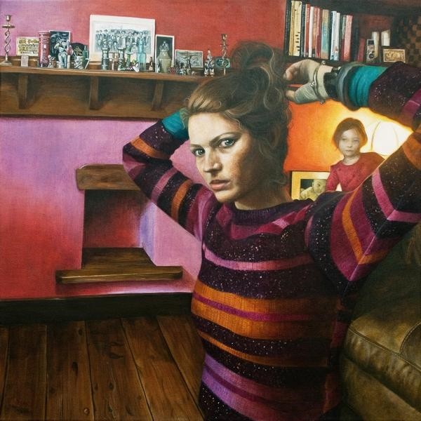 Self-portrait with Lila