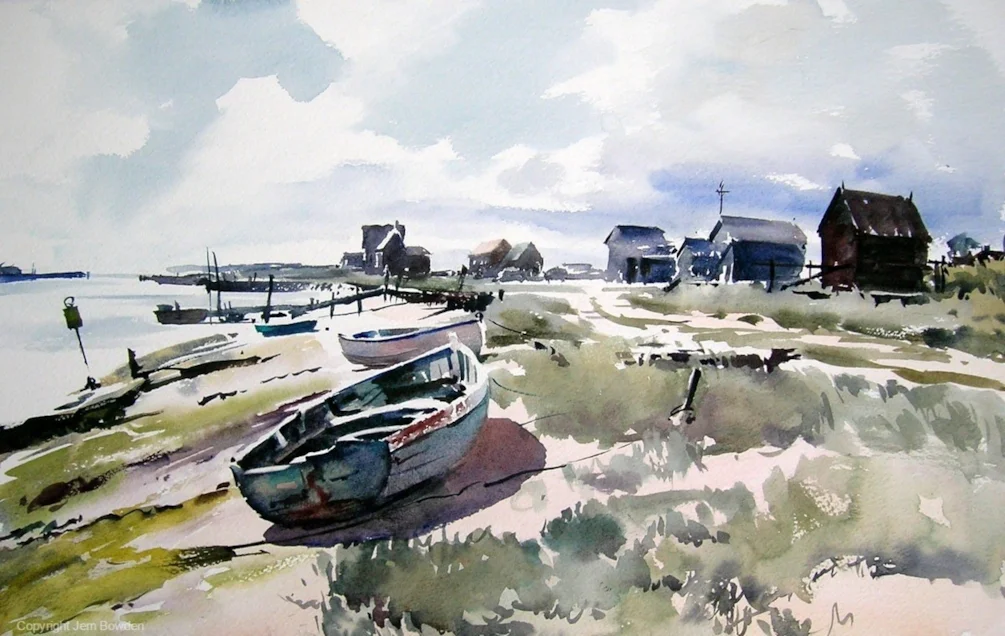 Walberswick, en plein air. Walberswick, en plein air.