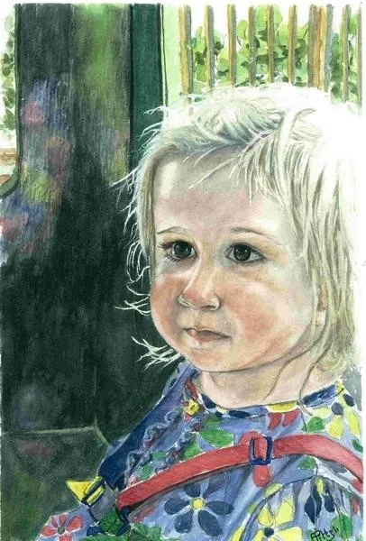 Frances Megan 20 months, has a train ride Frances Megan 20 months, has a train ride