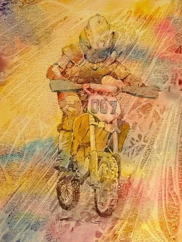 Motorbike rider Motorbike rider