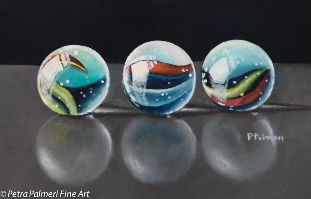 Three marbles Three marbles