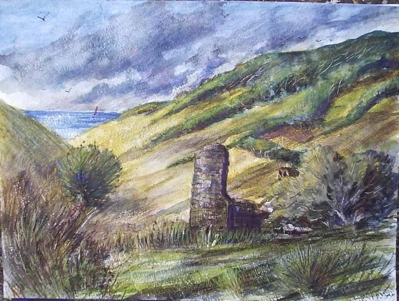 Cottage Ruins, Nr Ventnor, Isle of Wight Cottage Ruins, Nr Ventnor, Isle of Wight