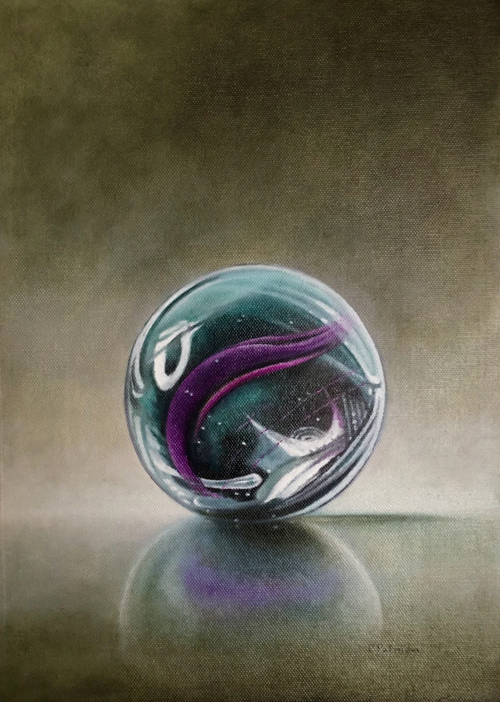 Purple marble Purple marble