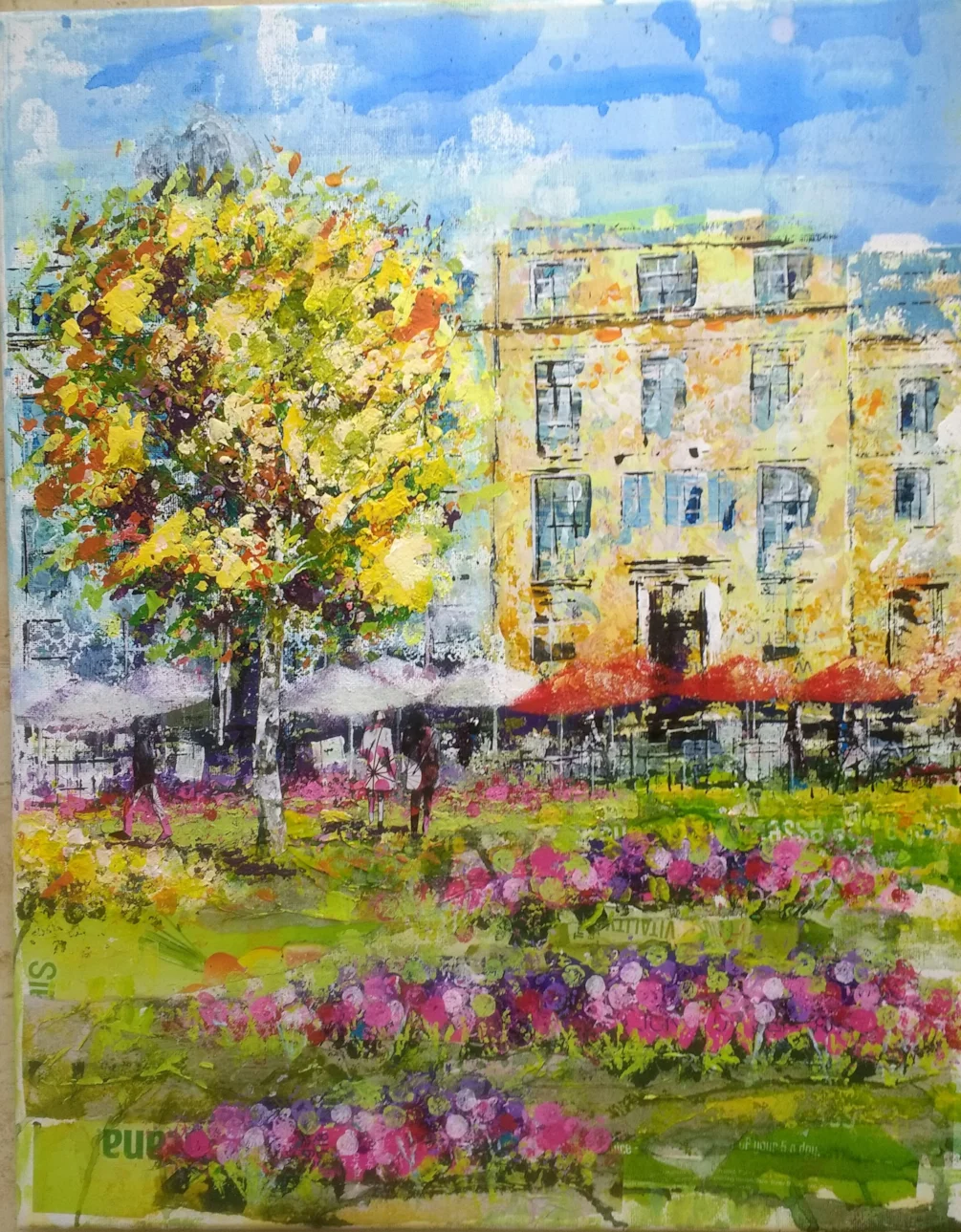 Cheltenham Imperial Gardens, Commission Mixed Media © Cheltenham Imperial Gardens, Commission Mixed Media ©