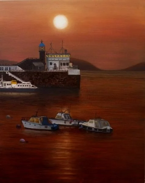 St Peter Port Harbour at Dawn. Guernsey St Peter Port Harbour at Dawn. Guernsey