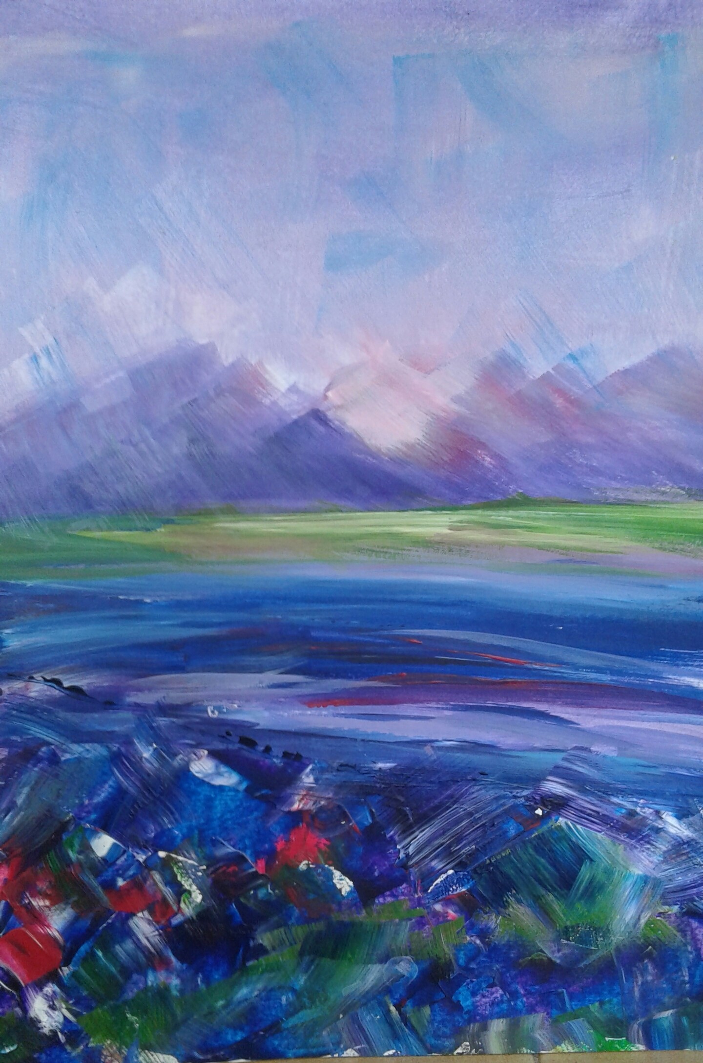 Quick landscape sketch.