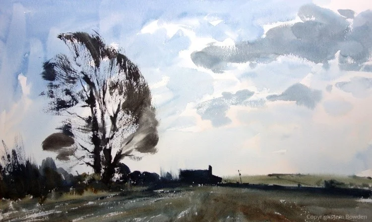 Farmland scene near Timsbury. Farmland scene near Timsbury.