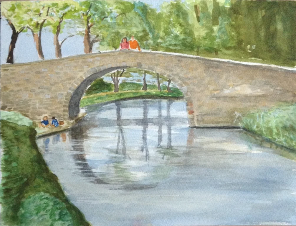 Bridge over the Canal du Midi Bridge over the Canal du Midi