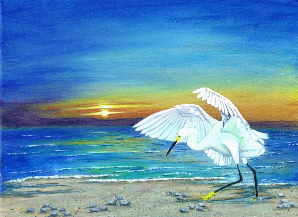The Egret has landed The Egret has landed