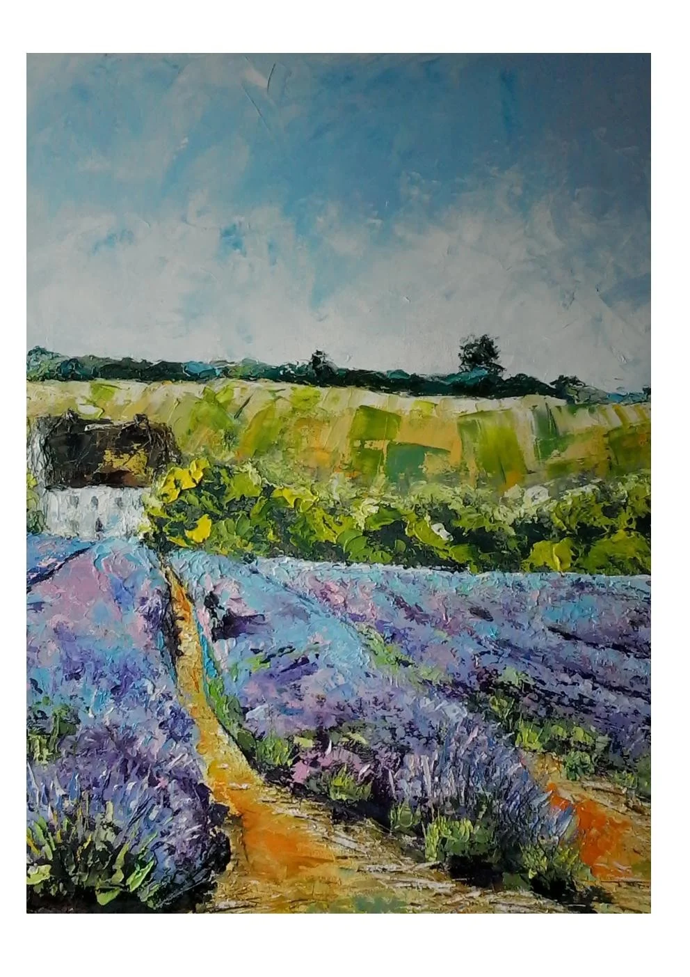 Snowshill Lavender, Acrylic, Sold © Snowshill Lavender, Acrylic, Sold ©
