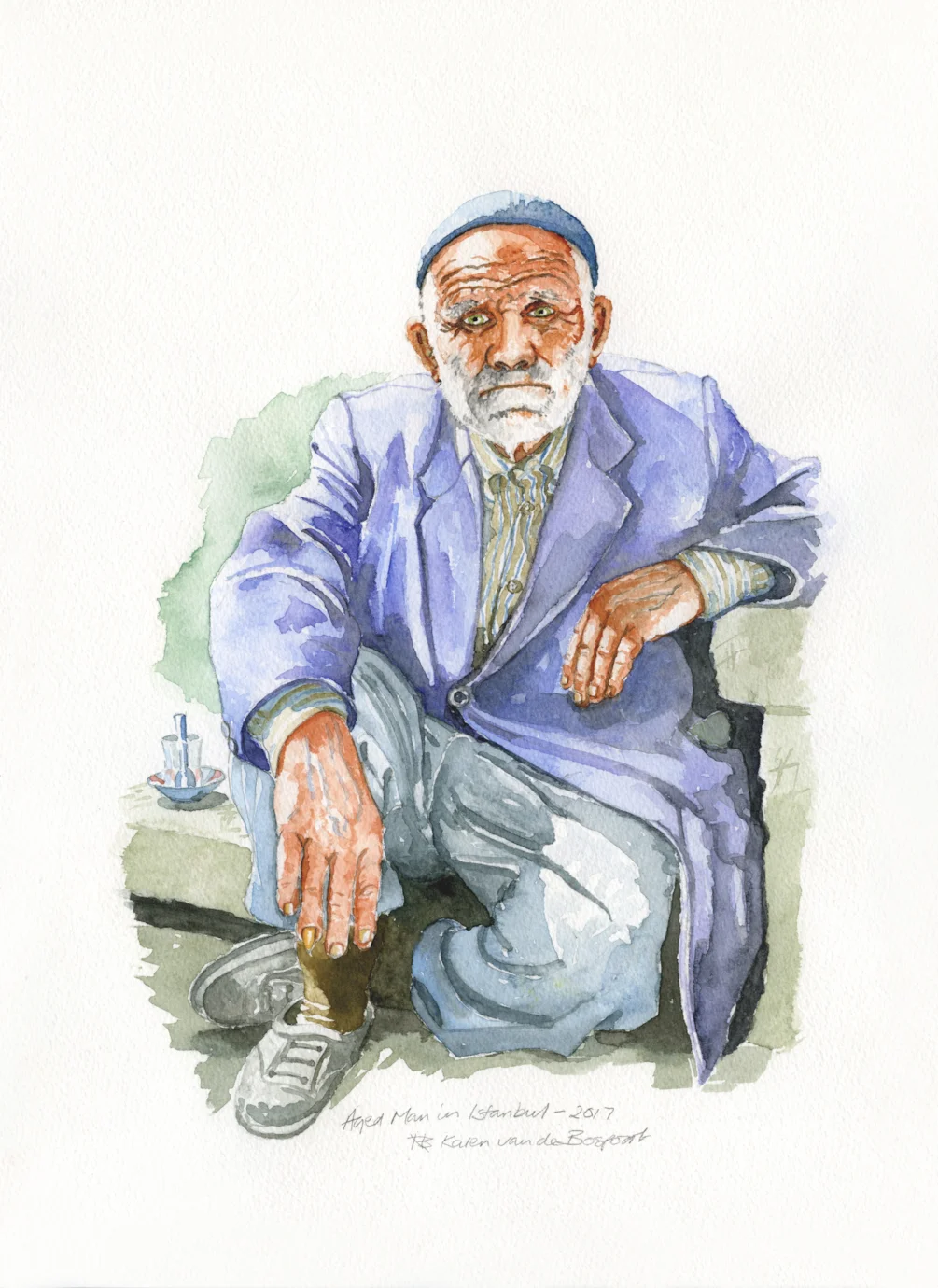 Aged Man in Instanbul Aged Man in Instanbul