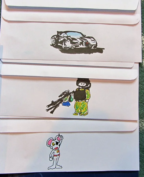 3 envelopes 3 envelopes