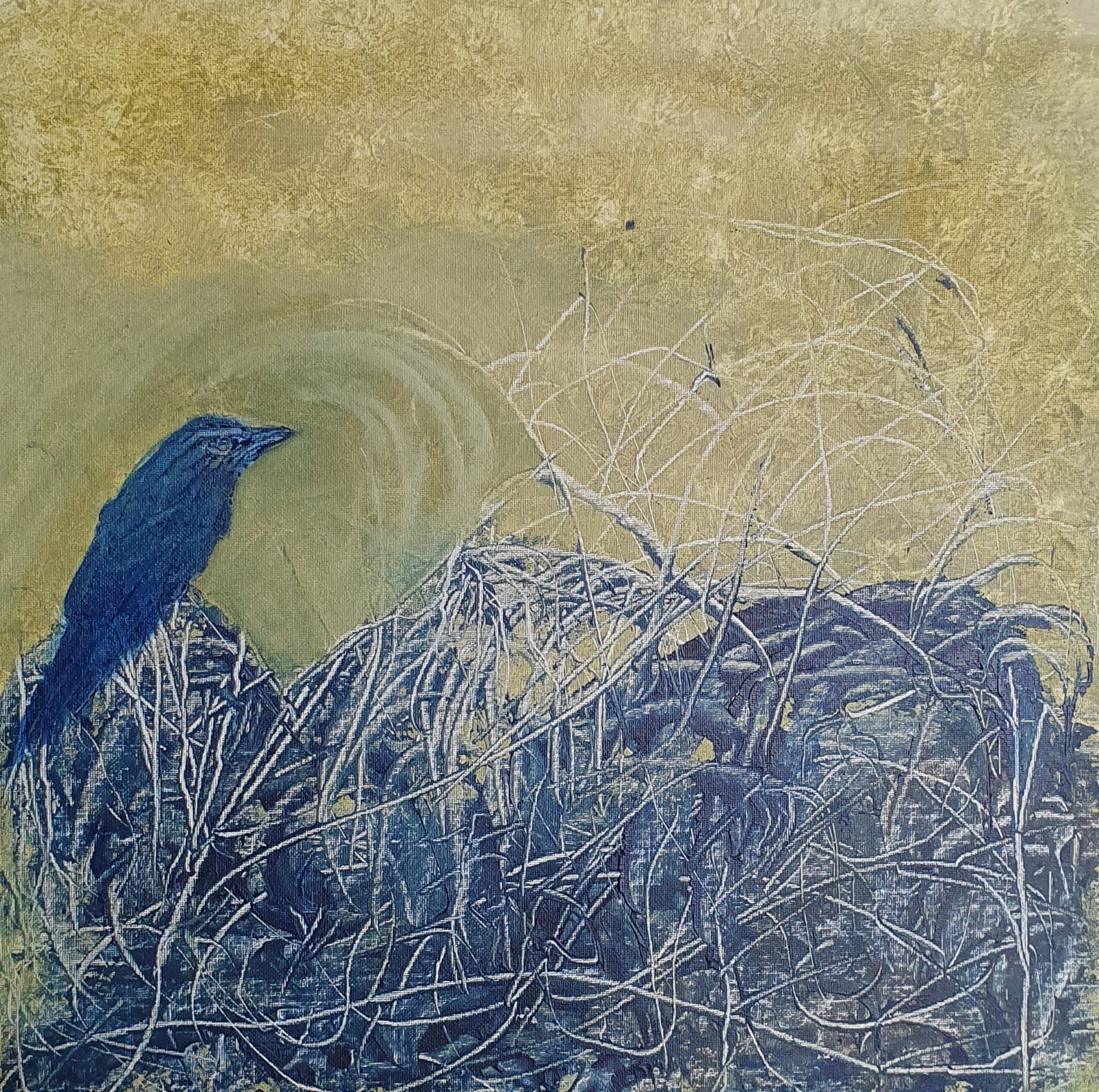 landscape with bird300