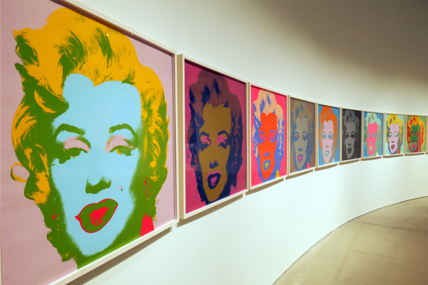 History - Aarhus, Denmark 11 06 2024, Marilyn Monroe screen prints by Andy Warhol. Credit B. Robinson, Shutterstock.com