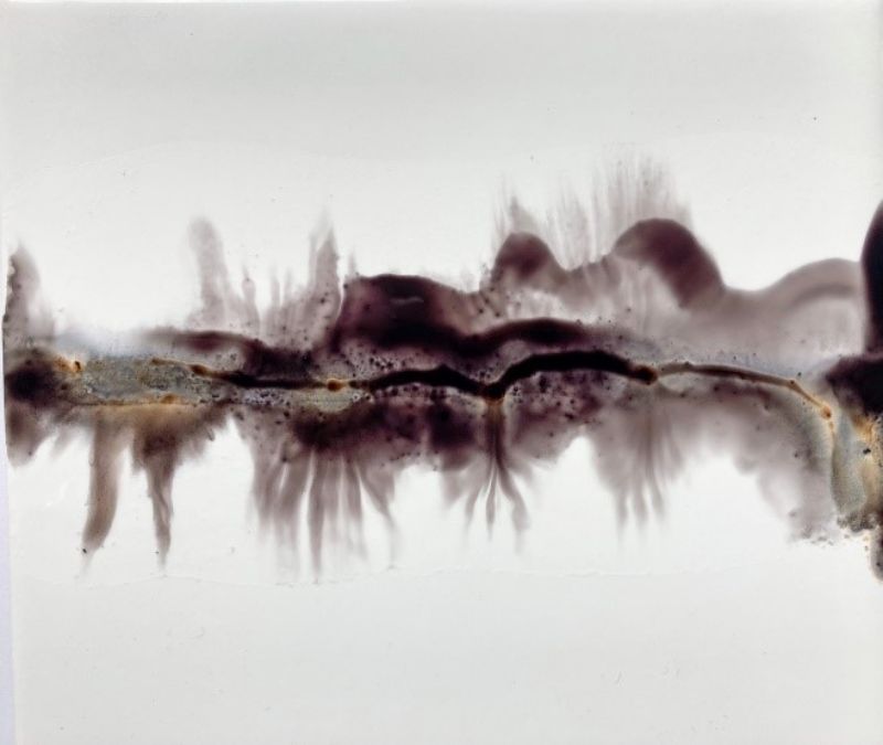 How to paint an abstract landscape using alcohol inks