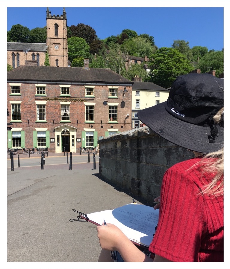 Sketching in Ironbridge