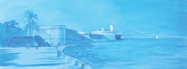 How to paint a Mediterranean coastal scene