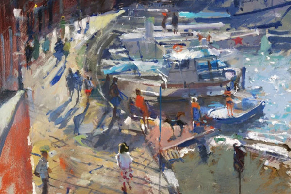 Waiting for the boat