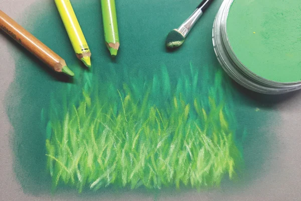 adding detail to pan pastel