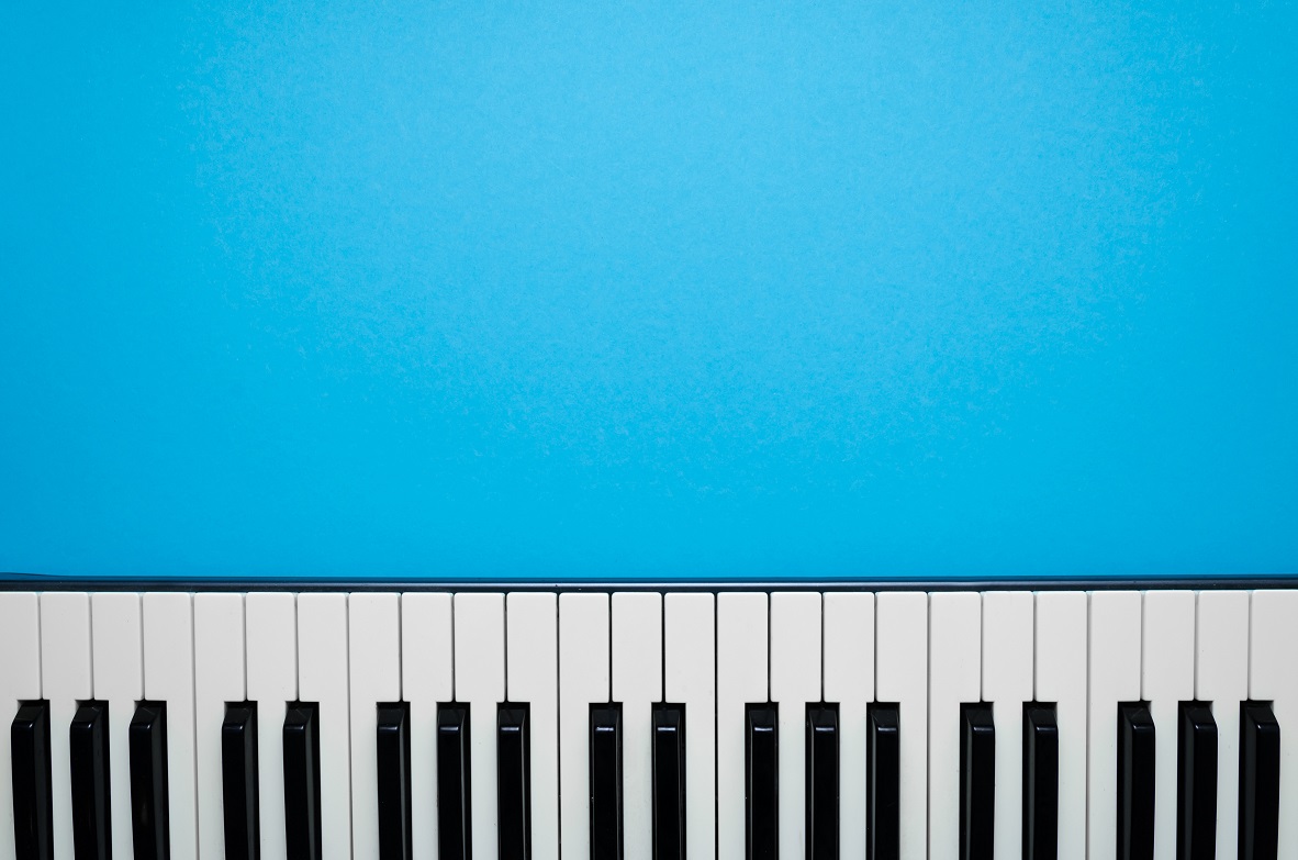 Abstract background with piano