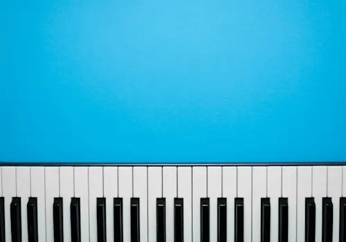 Abstract background with piano Abstract background with piano