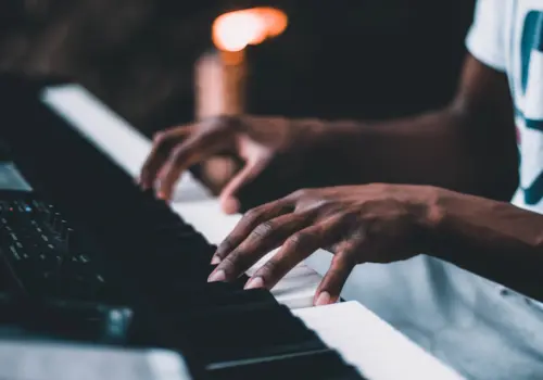 man playing piano man playing piano