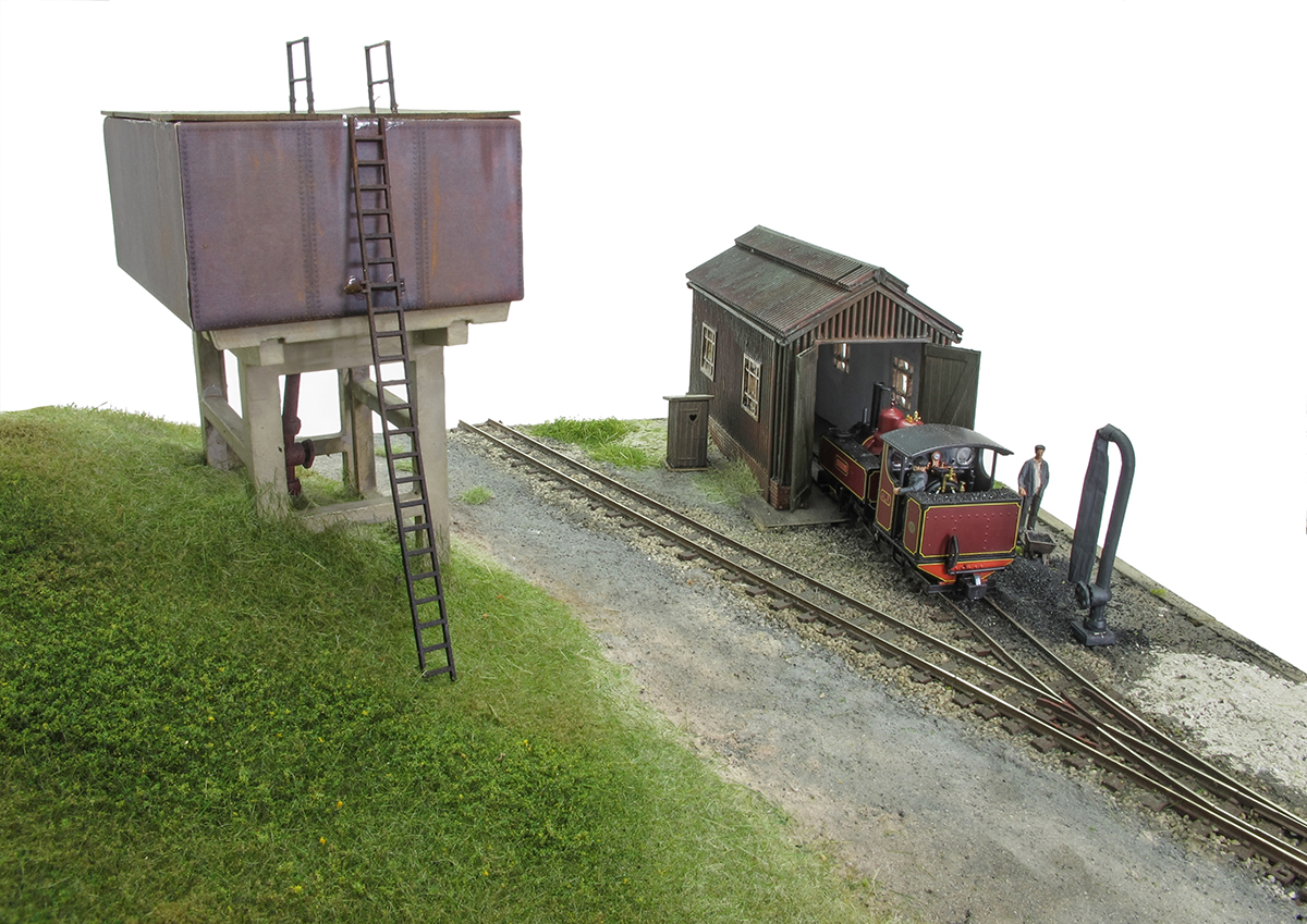 Making model railway scenery online